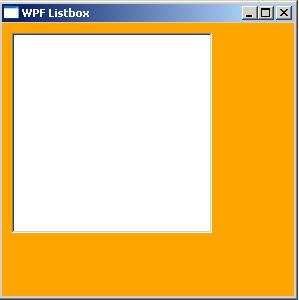 WPF Listbox